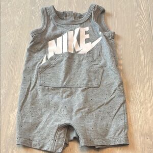 3M Nike Heather Gray Baby Romper